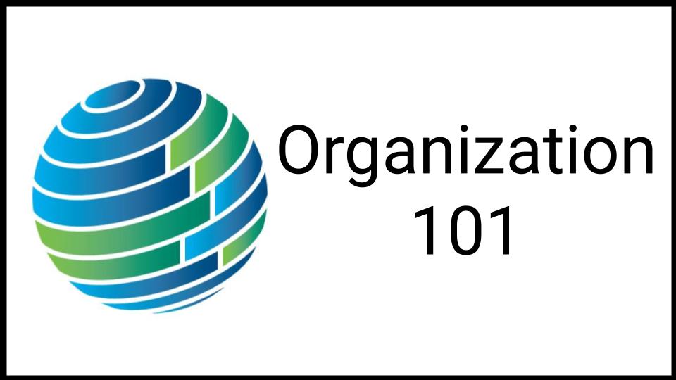 Organization 101 Button