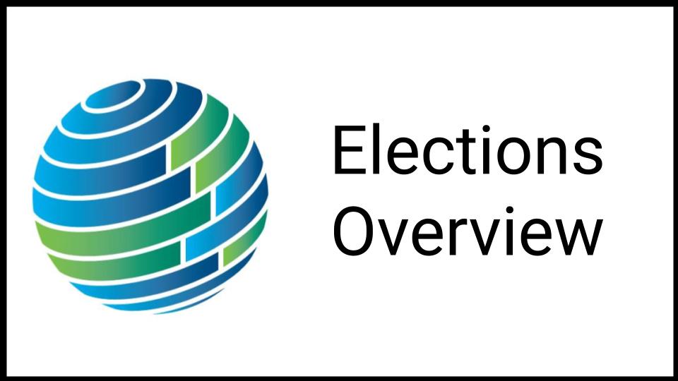 Elections Overview Button